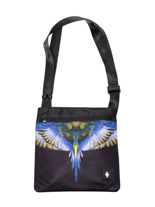 BORSA NYLON MARCELO BURLON COUNTY OF MILAN | COMAF250161/NERO BLUE